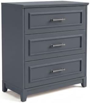 Martha Stewart Lily Pond Modular Storage Cabinet with Drawers, Slate Blue