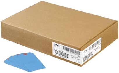 Avery Unstrung Shipping Tags, 11.5 pt. Stock, 4-3/4" x 2-3/8", 1,000 Blue Hang Tags (12355)