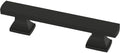 Franklin Brass 10 Pack Matte Black Cabinet Handles 3 inch (76mm) Kitchen Cabinet Handles and Drawer Pulls for Cupboards and Dressers | Tiered Foot