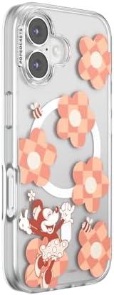 PopSockets iPhone 17 Phone Case with MagSafe, Wireless Charging Compatible, Disney - Mn Checker Fl