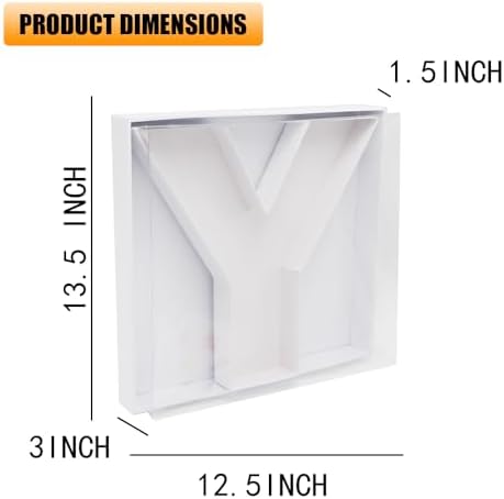 12" Fillable Cardboard Letter Charcuterie Gift Cupcake Box With Cover Sweets Packaging (Y)