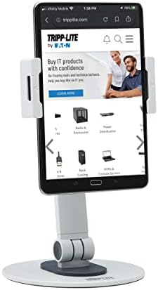 TRIPP LITE Full-Motion Desktop Mount Smartphones and Tablets - Mounts Apple iPhone, iPad, Android, Samsung & More - Supports 4.7” to 12.9” Device Mount, 5-Year Warranty (DMTB413)