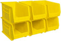 Akro-Mils 30260 AkroBins Plastic Storage Bins, 18"x11"x10", Yellow, 6-Pack