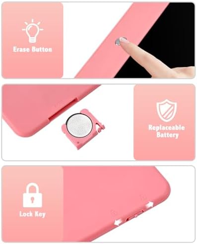 Gifts for Girls Boys Toys, 2 Pack LCD Writing Tablet 10 Inch, Drawing Pad for Kids, Toddler Travel Essentials, No Mess Coloring Books for Toddlers 1-3, Birthday Stocking Stuffers Kids
