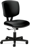 HON Volt Ergonomic Office Chair, Armless, Office Desk Computer Chair, Black