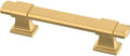 Franklin Brass 5 Pack Modern Gold Adjustable Drawer Pulls Kitchen Cabinet Handles Cupboard Knobs and Dressers Fits 1-3/8 to 4 inch (35–102mm) Hole Center | Adjusta-Pull™
