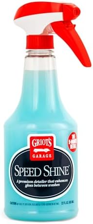 Griot's Garage Speed Shine for Car Detailing, Quick Detailer for All Exterior Surfaces, Trim and Wheels, Provides a Glossy Finish, 10950, 22 oz