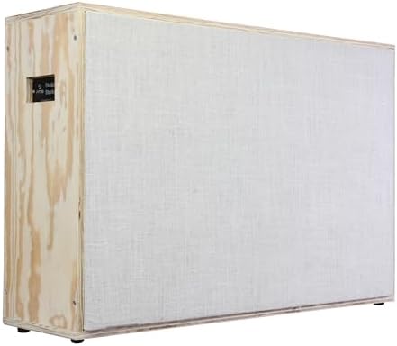 ATS Acoustics Studio Stacker Gobo Bass Trap 24"x36"x10" (Fog/Ivory, Pine)