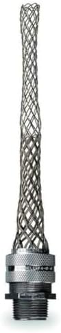 Hubbell 07401010 Deluxe Cord Grip, Straight Male, 1/2" with Mesh, 0.50"-0.62" Cable