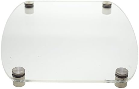 Source One Deluxe Clear Acrylic Standoff Sign Holders 1 Sign, 2 Sign & 3 Signs Available (1 Sign, 1 Pack)