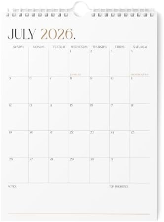 Karto Wall Calendar 2026-2027 8.5x11 in - Boho