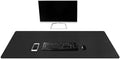Mydours 43.3" x 15.7" XL Large Desk Mat PU Leather Gaming Mouse Pad, Black