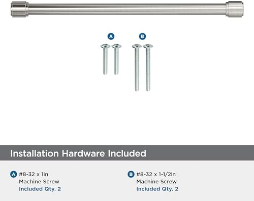 Amerock 10-1/16" Faircrest Satin Nickel Drawer Pull