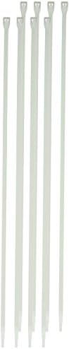 Gardner Bender 45-315 Cable Tie, 14 Inch., 75 lbs. Tensile Strength, Wire / Cord Management Industrial and Household Use, Nylon Zip Tie, 8 Pk., Natural