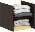 Furinno Cubicle H-Shelf Cube Insert, Cube Organizer, Dark Oak | 13.3W x 13.4H, Fits into Furinno Extra Thick Cubes, for Organizers and Storage (Does not fit IKEA Kallax Shelving)