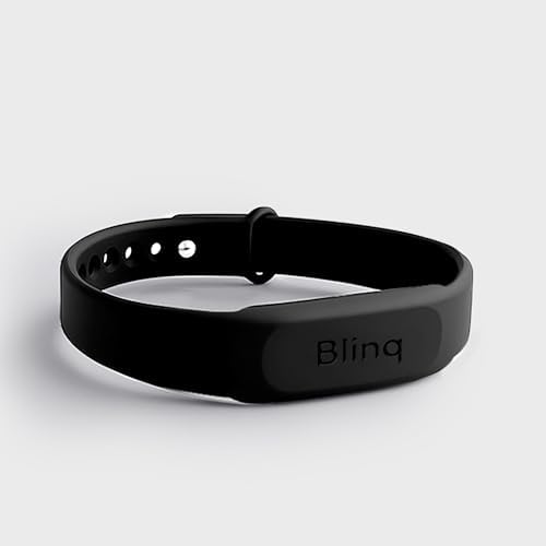 Blinq NFC Digital Business Card - Wristband - Tap to Share (Black)