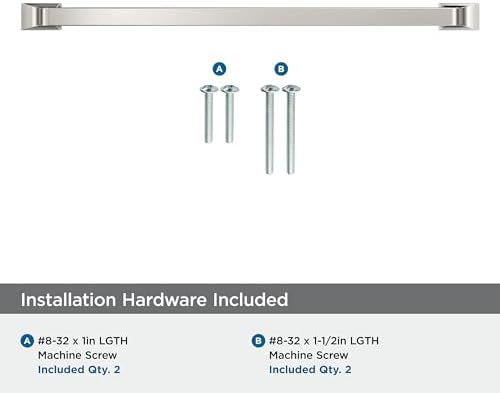 Amerock 10-1/16" Westerly Polished Nickel Drawer Pull