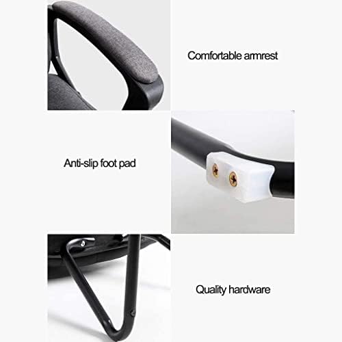 Office Life Executive Recline Computer Chair Home Ergonomic Office Chair Comfortable Sedentary Boss Chair Gaming Chair Backrest Learning Writing Chair Office Chair (Colour: Black Linen) (Black Pu