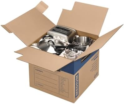 Bankers Box 8-Pack Medium Prime HD Moving Boxes with Reinforced Handles