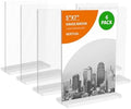 5x7 Acrylic Sign Holder for Table Top, Poster Holder, QR Code Stand Sign Holder(6pack)