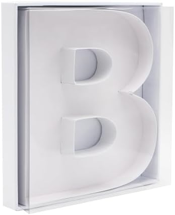 12" Fillable Cardboard Letter Charcuterie Gift Cupcake Box With Cover Sweets Packaging (B)