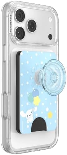 PopSockets Phone Wallet for MagSafe, Phone Card Holder with Grip, Hello Kitty - Cinnamoroll