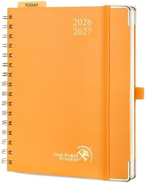 POPRUN 2026-2027 Weekly Planner 6.25" x 8.5" Weekly and Monthly Planner