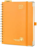 POPRUN 2026-2027 Weekly Planner 6.25" x 8.5" Weekly and Monthly Planner