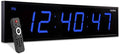 Ivation Oversized Digital Wall Clock with Large LED Display & Timer, 48"
