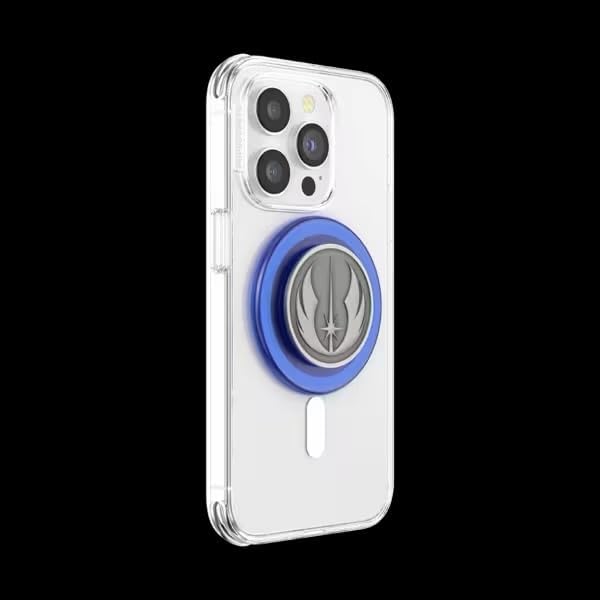 PopSockets Phone Grip for MagSafe, Magnetic Holder- Jedi Icon | Removable, For Kindle / Android / iPhone, With Magnet, Star Wars, Grogu, iPad, Removable, Popper