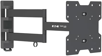 Eaton Tripp Lite Series Monitor Wall Mount with Arm Swivel, VESA Compatible with 17-42" TV Display, Full Motion Monitor Mount 180° Swivel & 15° Tilt, Mounting Hardware Included (DWM1742MA)