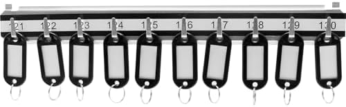 BARSKA AF13684 Labeled Key Shelves w/ 101-200 Numbered Hooks for Key Cabinets
