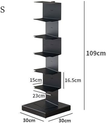 Invisible Floating Bookshelf With Metal Spine Wall Mounted Storage For Books And Decor, Space-Saving Display Unit For Home And Office Use(Black,Small)