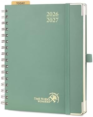 POPRUN 2026-2027 Weekly Planner 6.25" x 8.5" Weekly and Monthly Planner