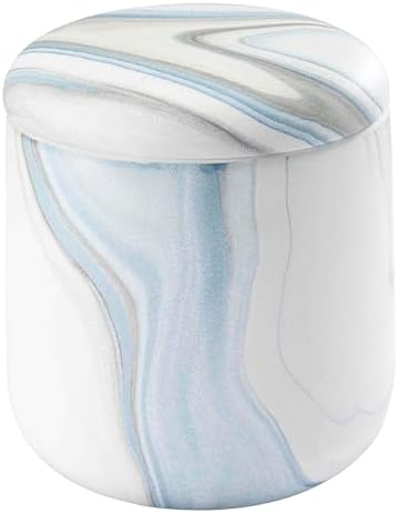 Avanti Linens - Covered Jar, Organizer, Home Decor, Waves