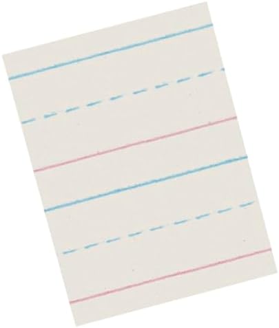 School Smart Zaner-Bloser Writing Paper, Handwriting Practice Lined Paper, Grade 2 Learning, 5/8 Inch Rule, 10-1/2 x 8 Inches, 500 Sheets