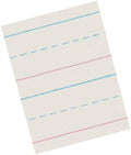 School Smart Zaner-Bloser Writing Paper, Handwriting Practice Lined Paper, Grade 2 Learning, 5/8 Inch Rule, 10-1/2 x 8 Inches, 500 Sheets