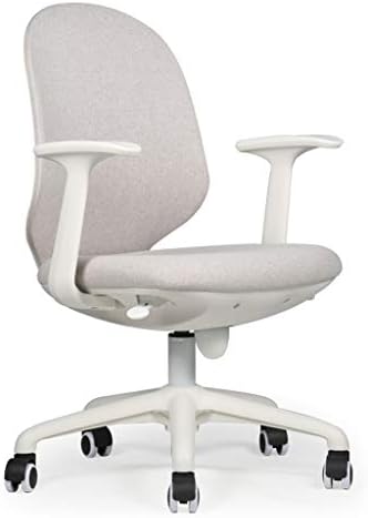 Chair Modern Minimalist Computer Chair Home Simple Ergonomic Office Chair Swivel Chair Student Learning Desk Chair Chairs (Colour: Black) (White)