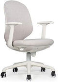Chair Modern Minimalist Computer Chair Home Simple Ergonomic Office Chair Swivel Chair Student Learning Desk Chair Chairs (Colour: Black) (White)