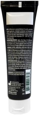ID Millennium Silicone Personal Lubricant 1 Fl Oz Hypoallergenic Lube with Premium Quality, Ultra Smooth Feeling, Travel Tube, Made in USA by ID Lubricants