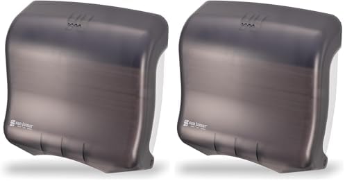 SANT1755TBK - Ultrafold Fusion C-fold amp; Multifold Towel Dispenser, 11 1/2x5 1/2x11 1/2, Black (Pack of 2)