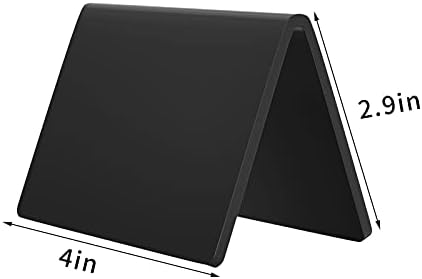 AITEE 20 Pack Acrylic Mini Chalkboard Signs Small Tent Blackboard V-Shaped