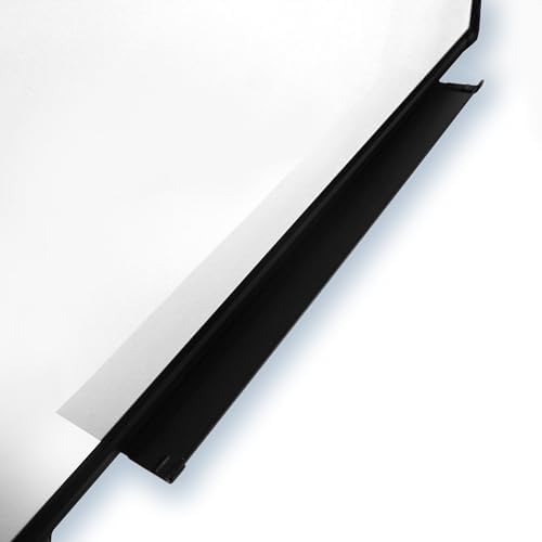 Flipside Products 24" x 36" Double-Sided Magnetic Dry Erase Swivel Adjustable Easel, Liftable, Whiteboard, Marquee, Store Sign, Sale Display, Flipchart Hooks, Marker Tray, Black Frame