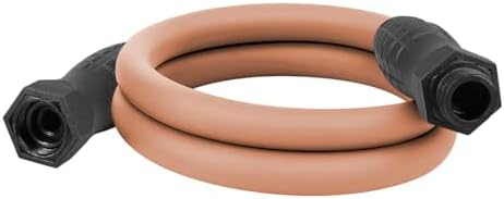 Flexzilla Colors SwivelGrip Garden Hose 5/8 in. x 5 ft., Lightweight All-Weather Water Hose, Durable and Flexible, Leak-Free Connections, Red Clay