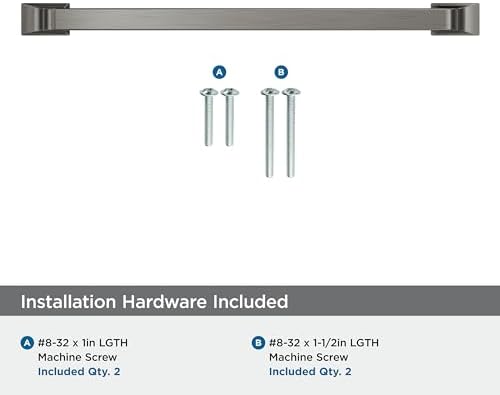 Amerock 7-9/16" Westerly Graphite Drawer Pull