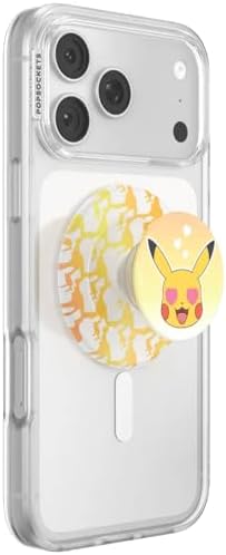 PopSockets Phone Grip for MagSafe, Magnetic Holder- Love Ya Pikachu