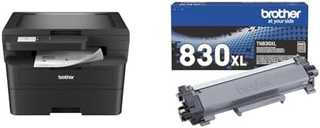 Brother HLL2480DW Printer and TN830XL High Yield Toner