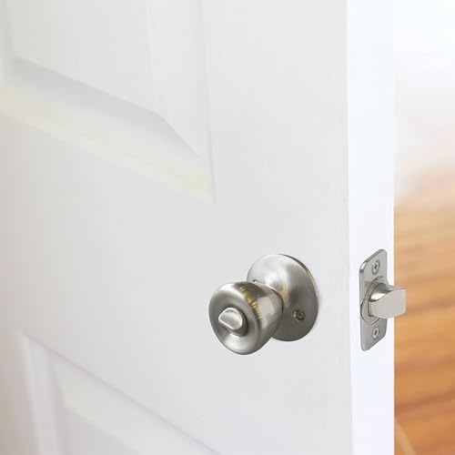 Design House Terrace Privacy Door Knob, Satin Nickel