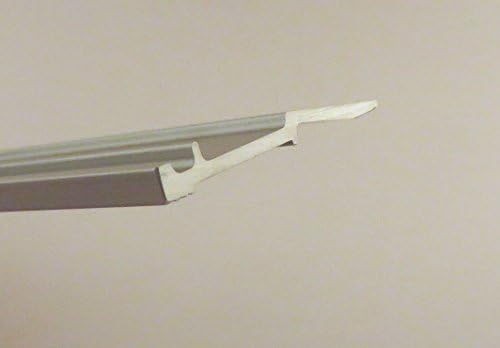 Shinwa 24" Extruded Aluminum Cutting Rule Ruler Gauge with Non slip rubber Backing 33295