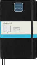 Moleskine Classic Expanded Notebook, Soft Cover, Large (5" x 8.25") Dotted, Black, 400 Pages